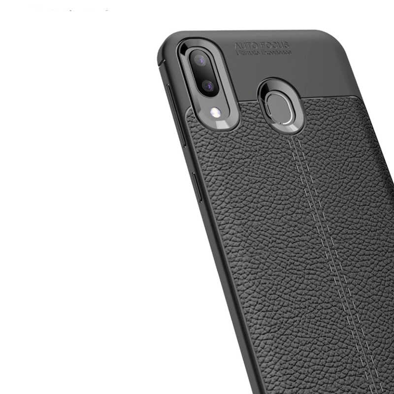 Galaxy M20 Kılıf Zore Niss Silikon Kapak Siyah