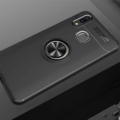 Galaxy M20 Kılıf Zore Ravel Silikon Kapak Siyah