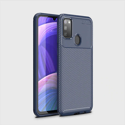 Galaxy M21 Kılıf Zore Negro Silikon Kapak Kahverengi