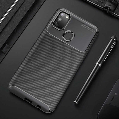 Galaxy M21 Kılıf Zore Negro Silikon Kapak Siyah