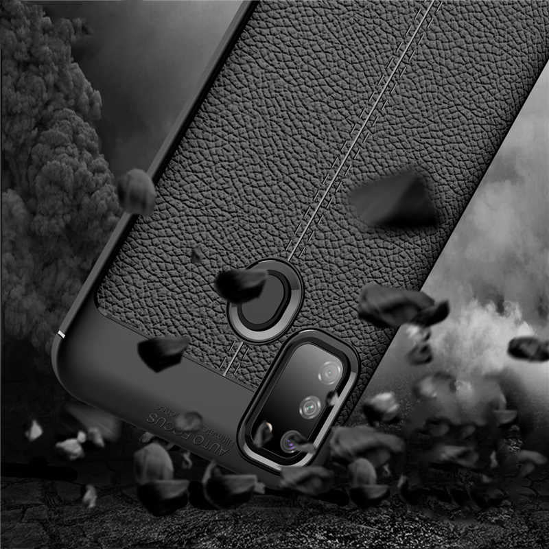 Galaxy M21 Kılıf Zore Niss Silikon Kapak Lacivert