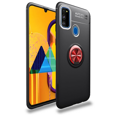 Galaxy M21 Kılıf Zore Ravel Silikon Kapak Mavi