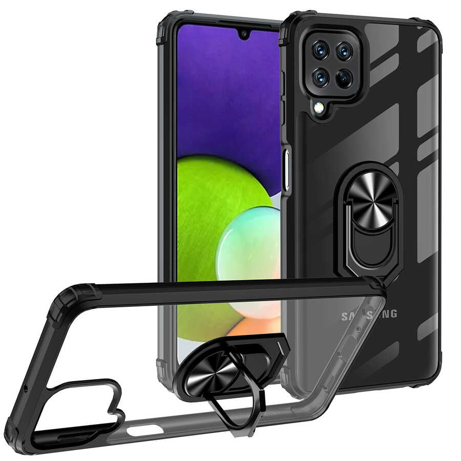 Galaxy M22 Kılıf Zore Mola Kapak Lacivert