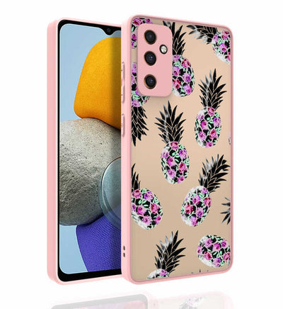 Galaxy M23 Kılıf Desenli Kamera Korumalı Parlak Zore Nora Kapak NO1
