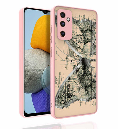 Galaxy M23 Kılıf Desenli Kamera Korumalı Parlak Zore Nora Kapak NO4