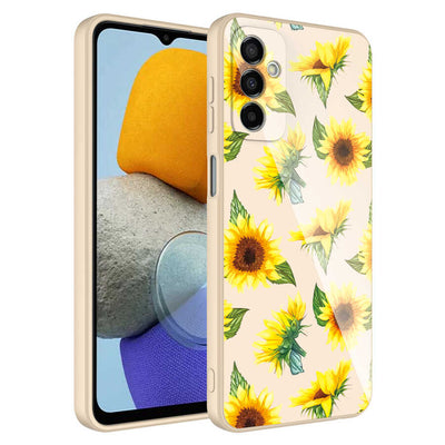 Galaxy M23 Kılıf Kamera Korumalı Desenli Sert Silikon Zore Epoksi Kapak NO2