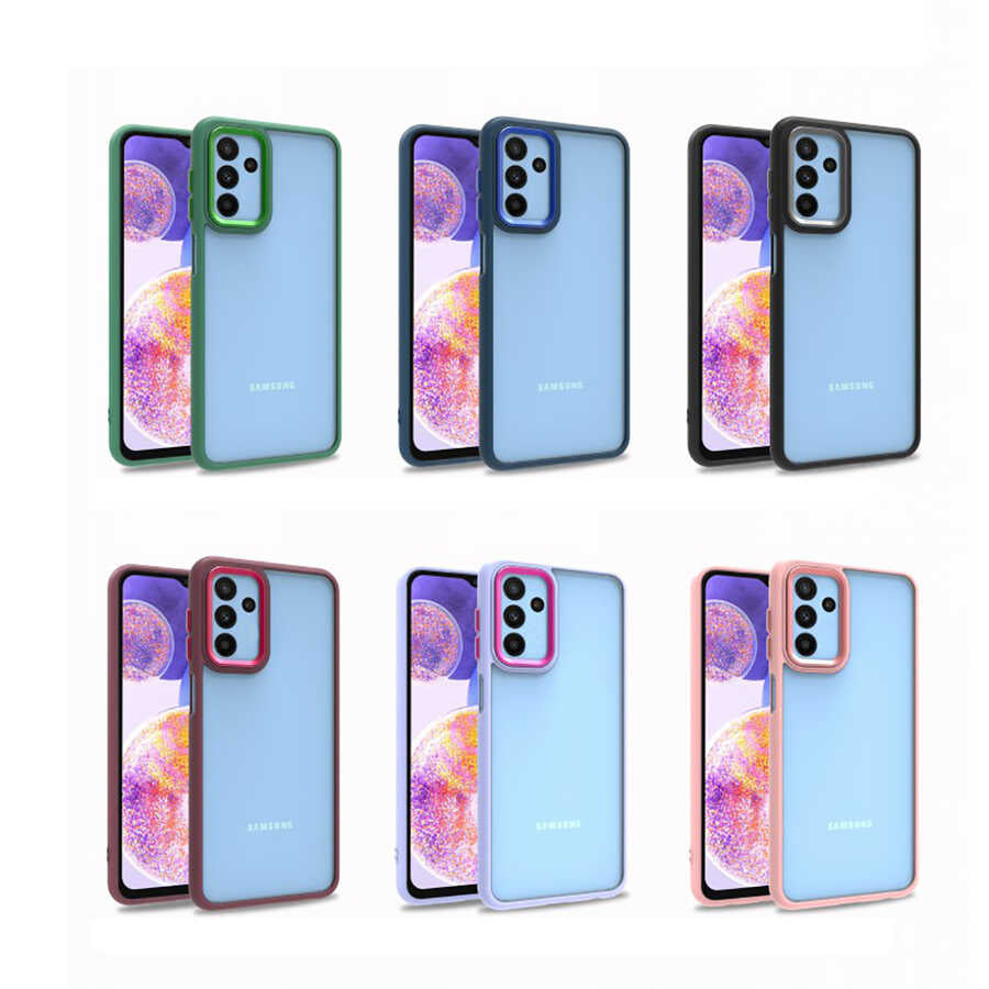 Galaxy M23 Kılıf Zore Flora Kapak Yeşil