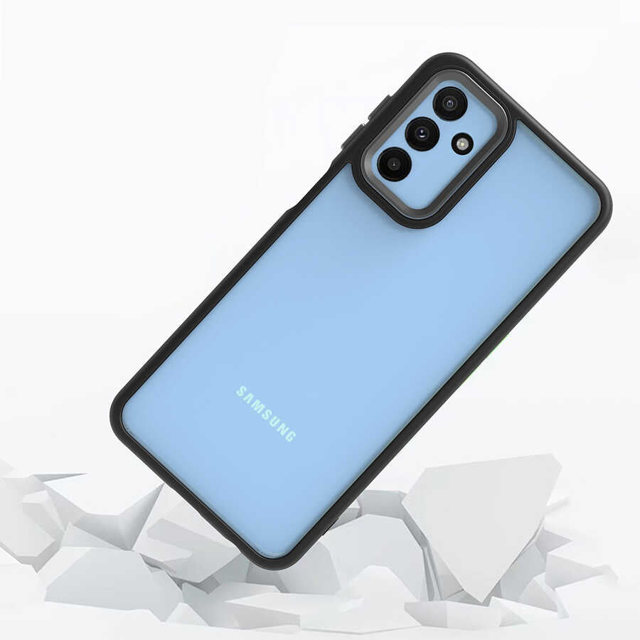 Galaxy M23 Kılıf Zore Flora Kapak Kırmızı