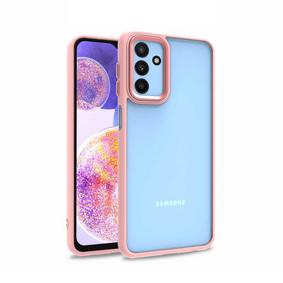 Galaxy M23 Kılıf Zore Flora Kapak Rose Gold