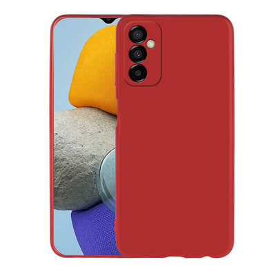 Galaxy M23 Kılıf Zore Premier Silikon Kapak Kırmızı