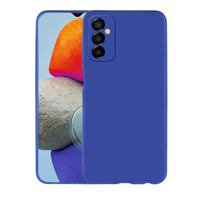 Galaxy M23 Kılıf Zore Premier Silikon Kapak Saks Mavi