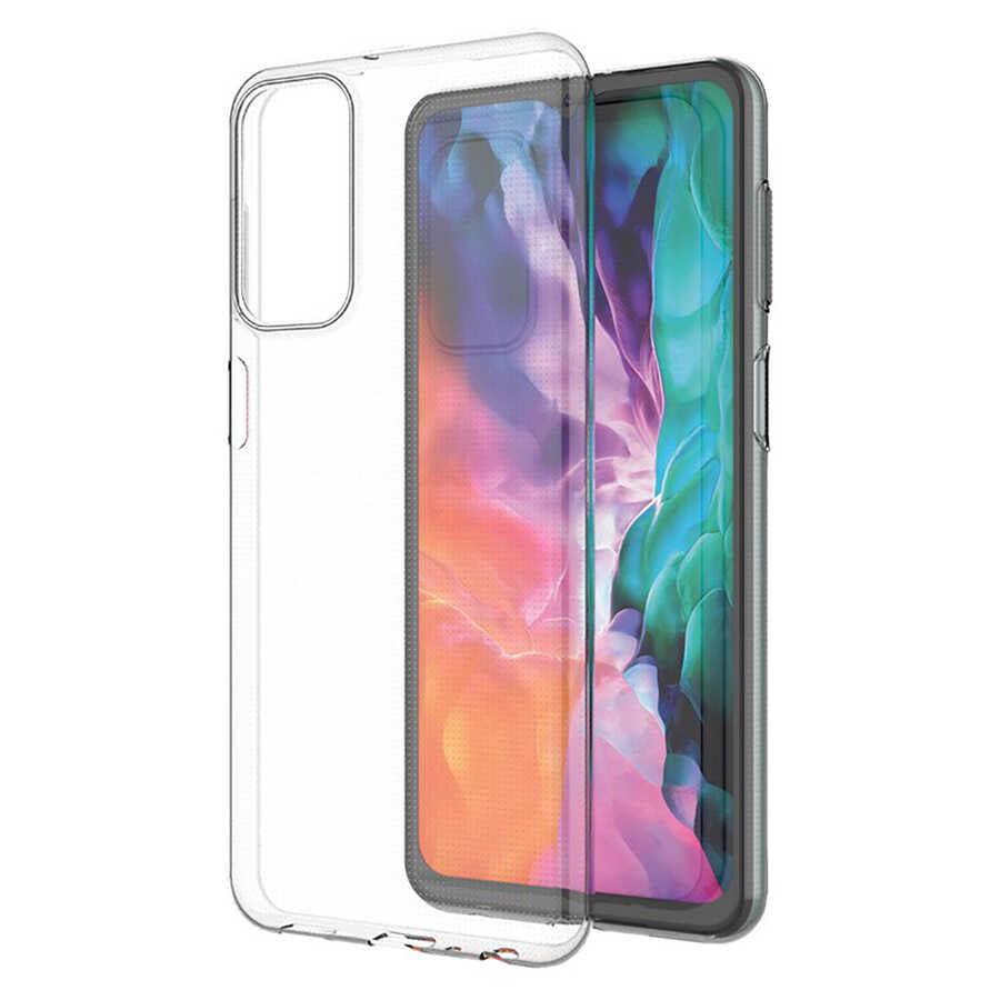 Galaxy M23 Kılıf Zore Süper Silikon Kapak Renksiz