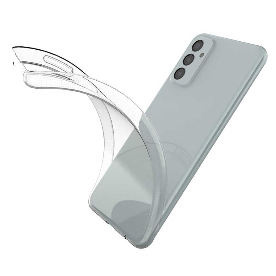 Galaxy M23 Kılıf Zore Süper Silikon Kapak Renksiz