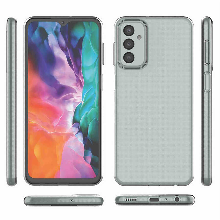 Galaxy M23 Kılıf Zore Süper Silikon Kapak Renksiz