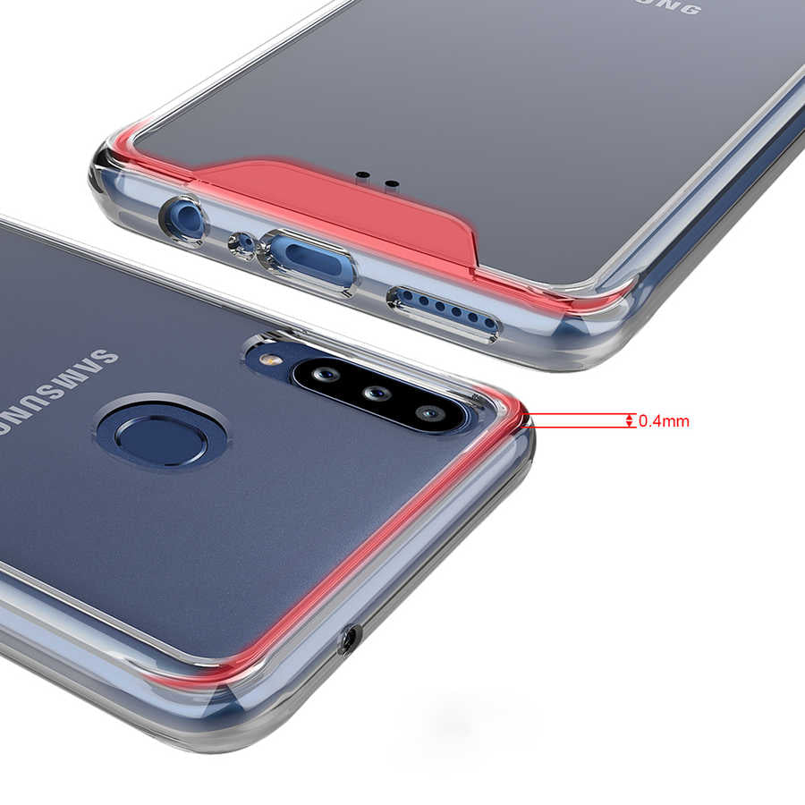 Galaxy M30 Kılıf Zore Gard Silikon Renksiz