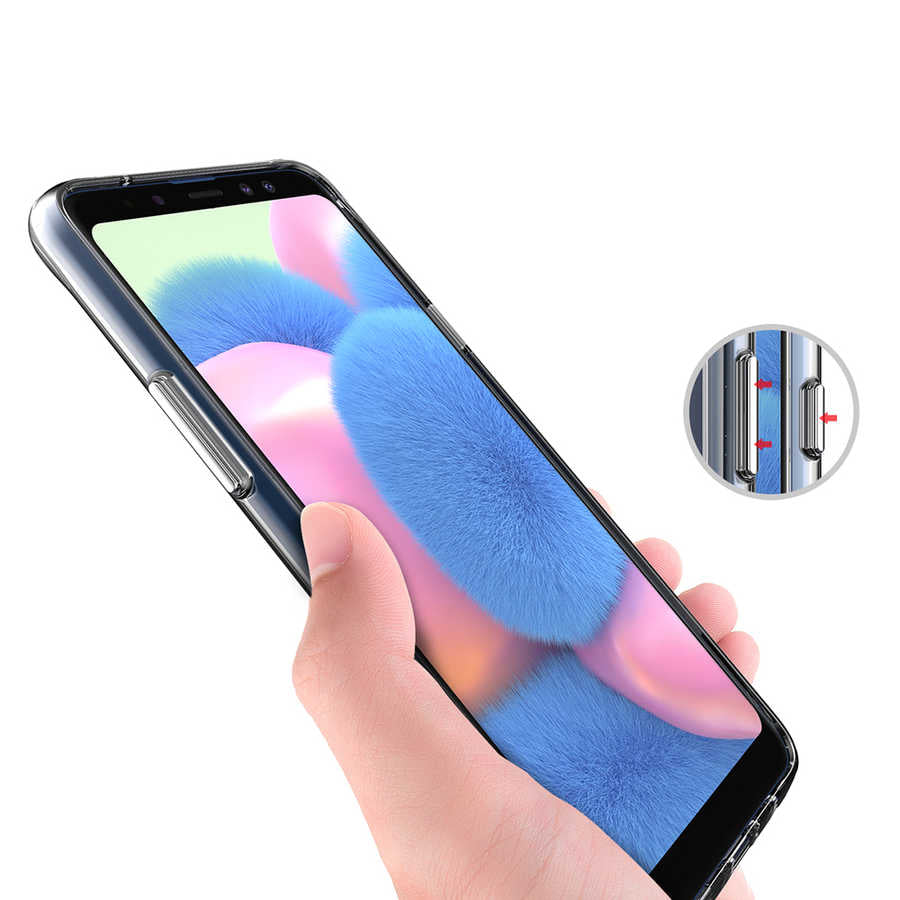 Galaxy M30 Kılıf Zore Gard Silikon Renksiz