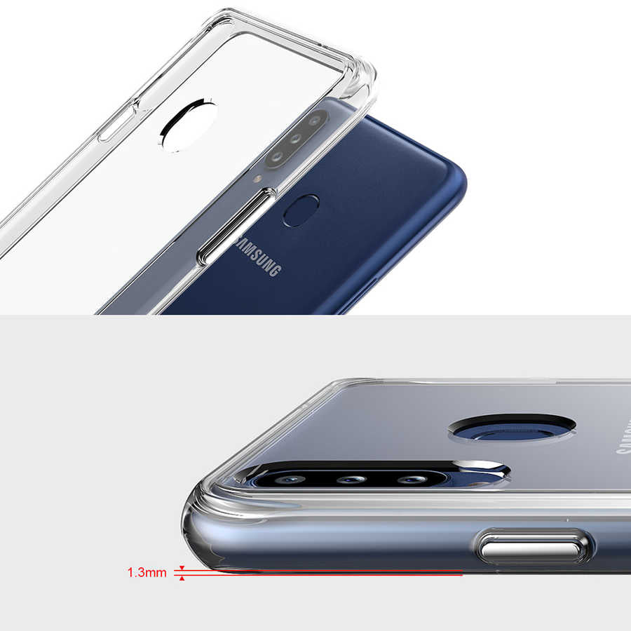 Galaxy M30 Kılıf Zore Gard Silikon Renksiz