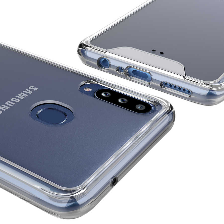 Galaxy M30 Kılıf Zore Gard Silikon Renksiz