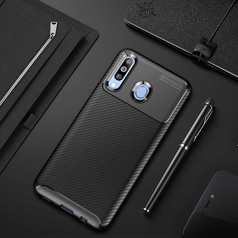 Galaxy M30 Kılıf Zore Negro Silikon Kapak Siyah