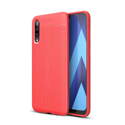 Galaxy M30 Kılıf Zore Niss Silikon Kapak Kırmızı