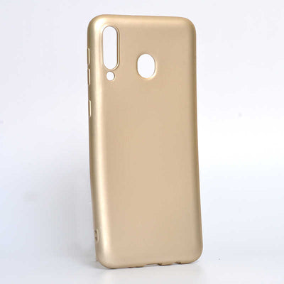 Galaxy M30 Kılıf Zore Premier Silikon Kapak Rose Gold