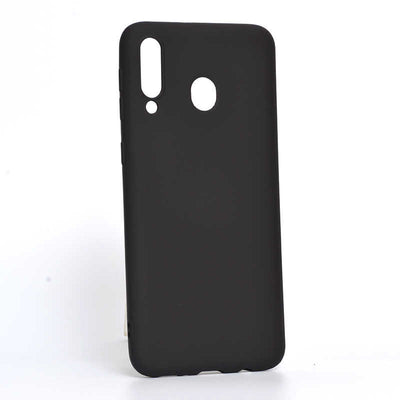 Galaxy M30 Kılıf Zore Premier Silikon Kapak Siyah