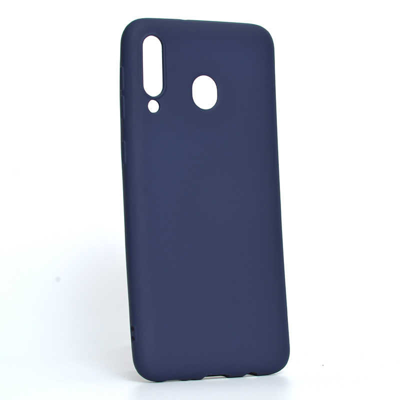 Galaxy M30 Kılıf Zore Premier Silikon Kapak Lacivert