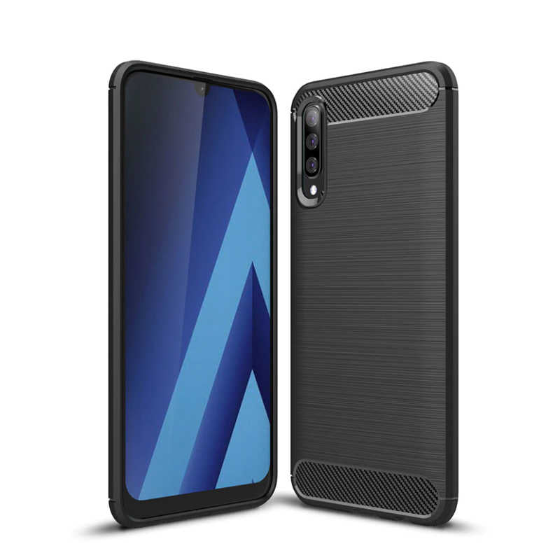 Galaxy M30 Kılıf Zore Room Silikon Kapak Siyah