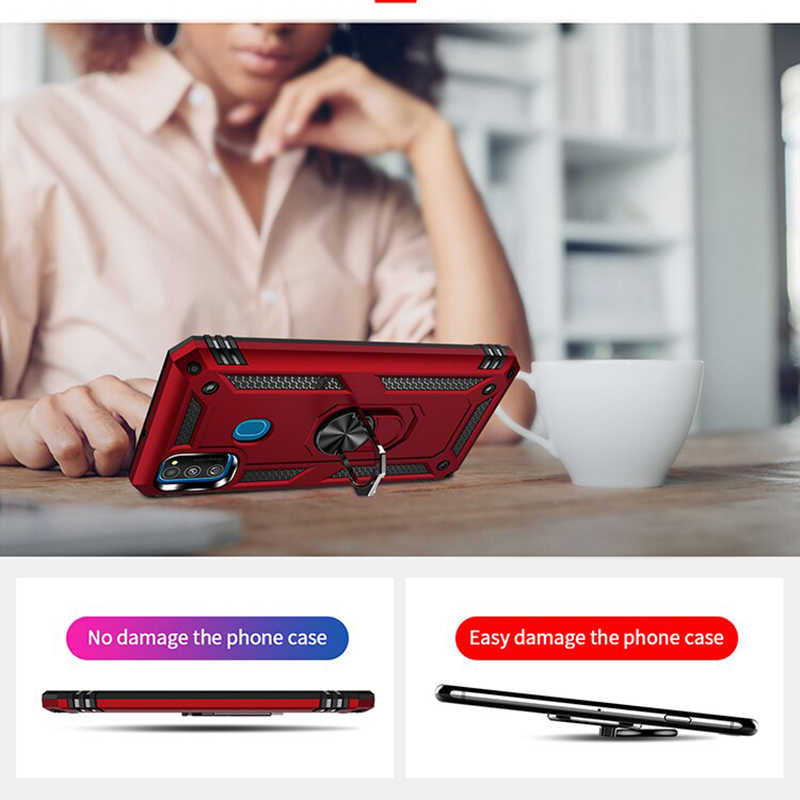 Galaxy M30S Kılıf Zore Vega Kapak Rose Gold