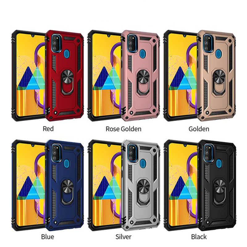 Galaxy M30S Kılıf Zore Vega Kapak Rose Gold