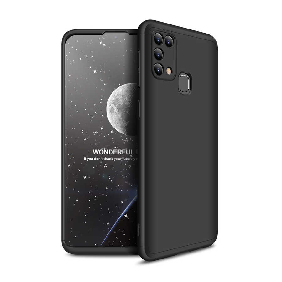 Galaxy M31 Kılıf Zore Ays Kapak Siyah