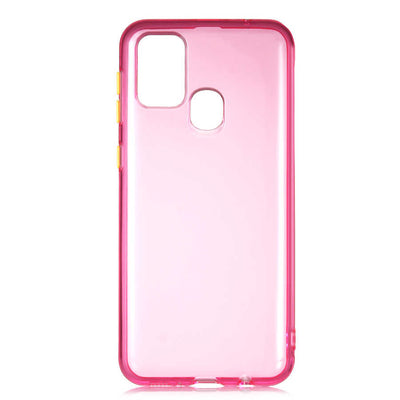 Galaxy M31 Kılıf Zore Bistro Kapak Sarı