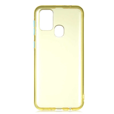 Galaxy M31 Kılıf Zore Bistro Kapak Sarı