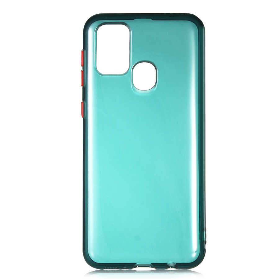 Galaxy M31 Kılıf Zore Bistro Kapak Koyu Yeşil