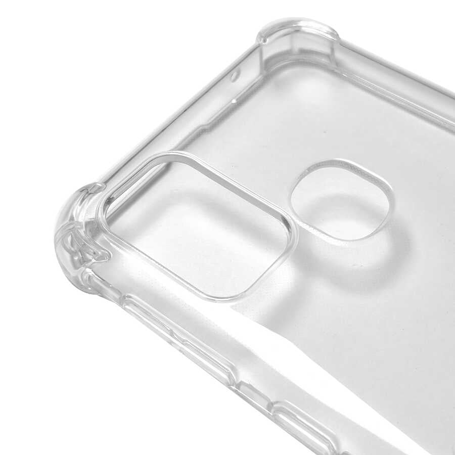 Galaxy M31 Kılıf Zore Kamera Korumalı Nitro Anti Shock Silikon Renksiz