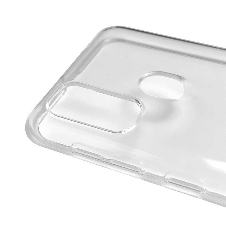 Galaxy M31 Kılıf Zore Kamera Korumalı Süper Silikon Kapak Renksiz