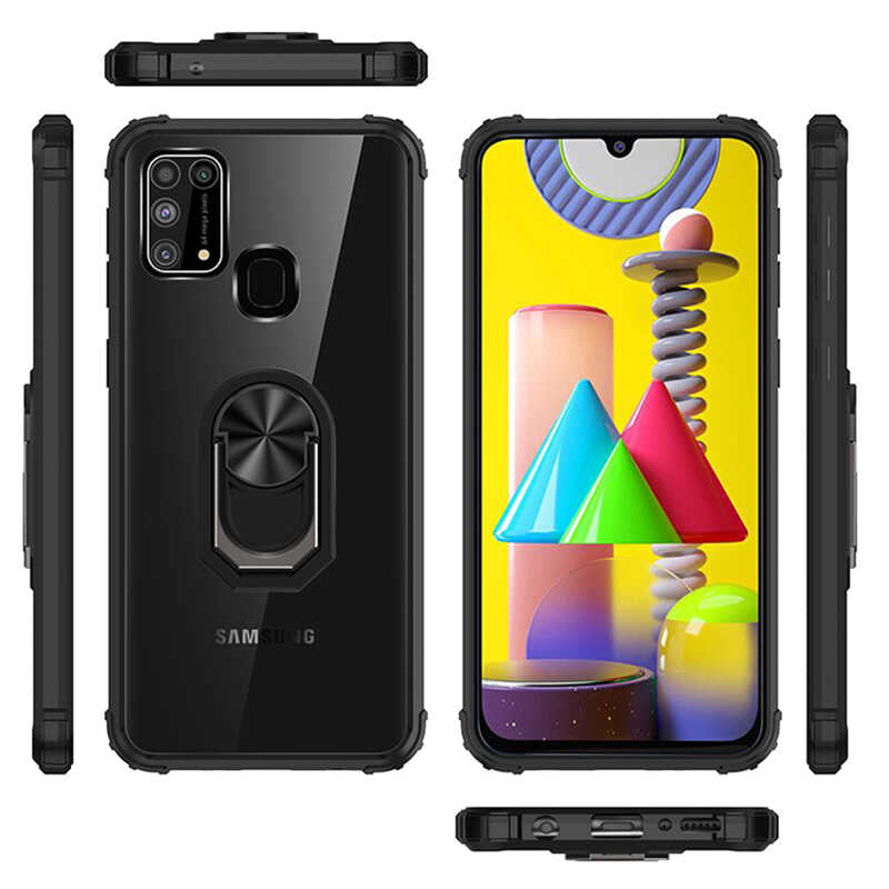 Galaxy M31 Kılıf Zore Mola Kapak Kırmızı