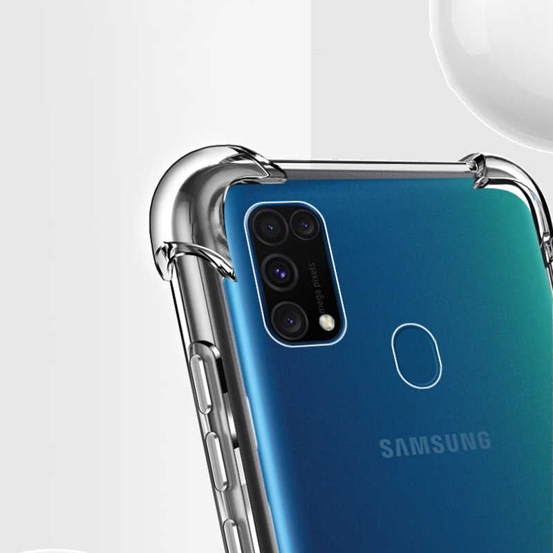 Galaxy M31 Kılıf Zore Nitro Anti Shock Silikon Renksiz