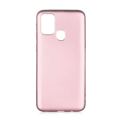Galaxy M31 Kılıf Zore Premier Silikon Kapak Rose Gold