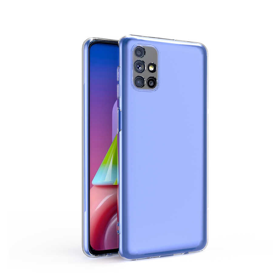 Galaxy M31S Kılıf Zore Kamera Korumalı Süper Silikon Kapak Renksiz