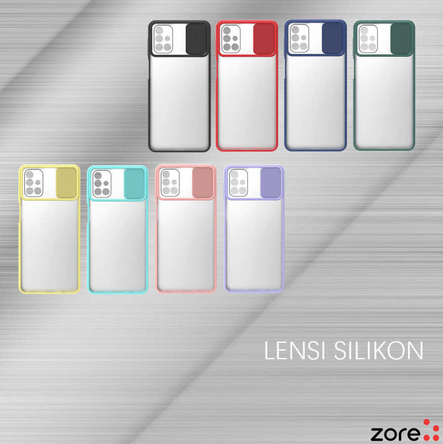 Galaxy M31S Kılıf Zore Lensi Kapak Lila