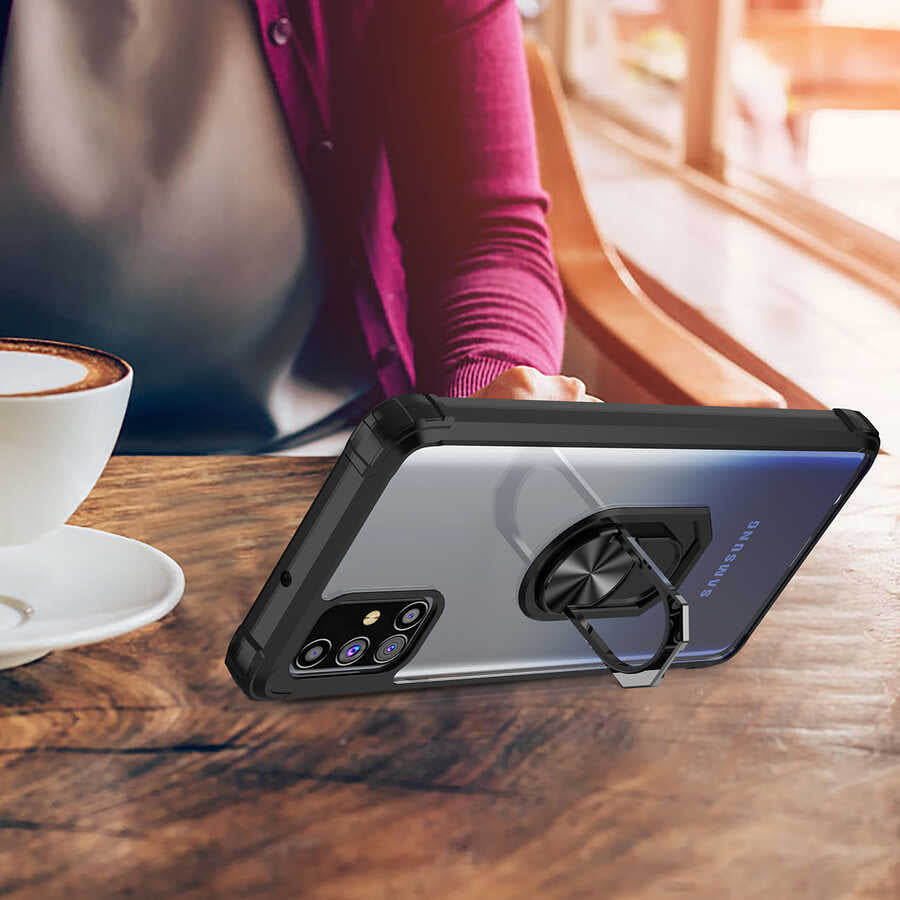 Galaxy M31S Kılıf Zore Mola Kapak Lacivert