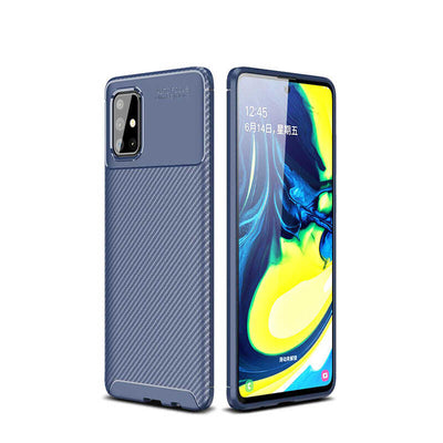 Galaxy M31S Kılıf Zore Negro Silikon Kapak Lacivert