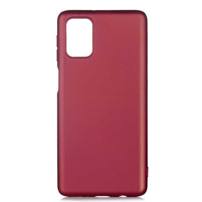 Galaxy M31S Kılıf Zore Premier Silikon Kapak Kırmızı