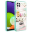 Galaxy M32 Kılıf Kamera Korumalı Desenli Sert Silikon Zore Epoksi Kapak NO5