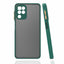 Galaxy M32 Kılıf Zore Hux Kapak Koyu Yeşil