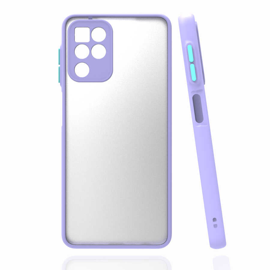 Galaxy M32 Kılıf Zore Hux Kapak Lila