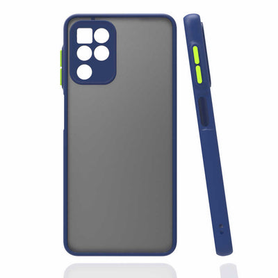 Galaxy M32 Kılıf Zore Hux Kapak Lacivert