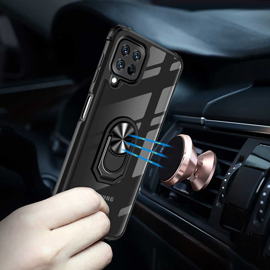 Galaxy M32 Kılıf Zore Mola Kapak Siyah