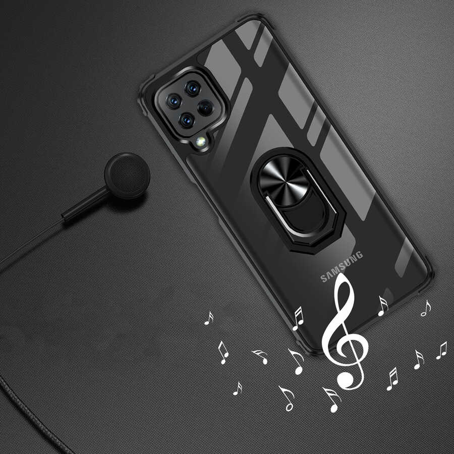 Galaxy M32 Kılıf Zore Mola Kapak Siyah